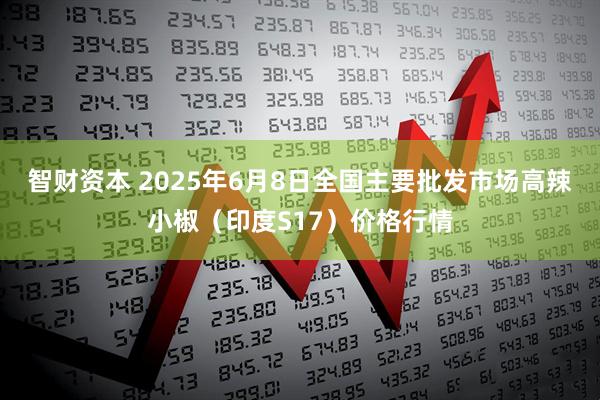 智财资本 2025年6月8日全国主要批发市场高辣小椒（印度S17）价格行情