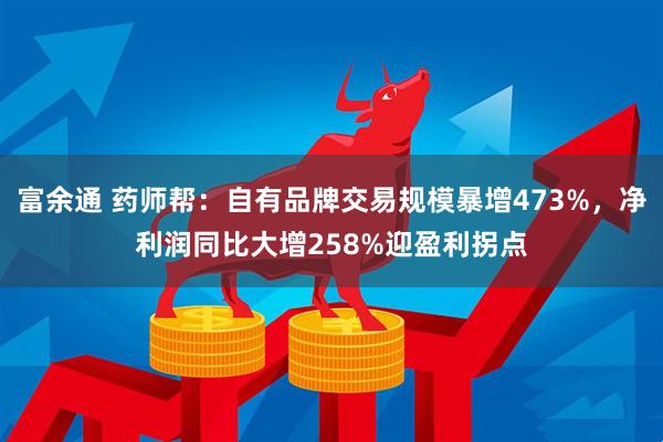 富余通 药师帮：自有品牌交易规模暴增473%，净利润同比大增258%迎盈利拐点